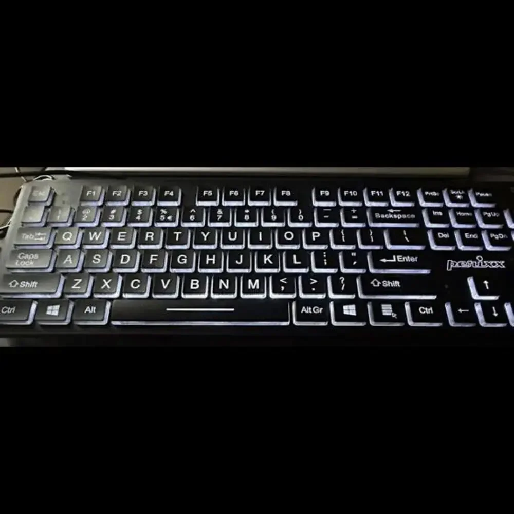 Perixx PERIBOARD-317 (11474) LED Backlit Wired Keyboard